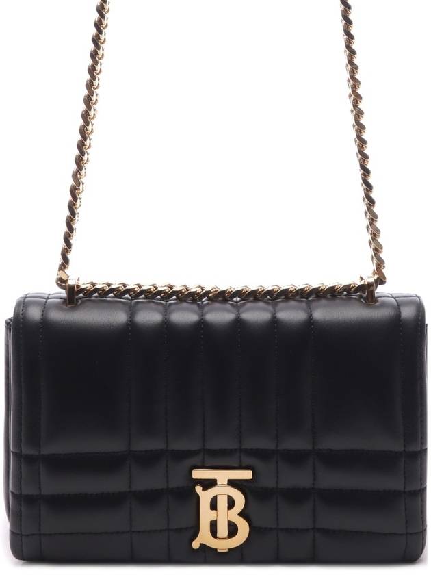 Lola Quilted Lambskin Small Shoulder Bag Black - BURBERRY - BALAAN 3