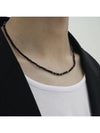 bead necklace black - BASSCLEF - BALAAN 3