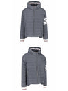 Poly Twill Down Filled 4-Bar Ski Padding Grey - THOM BROWNE - BALAAN 5