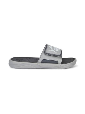 Royal Cat Comfort Velcro Slippers Grey - PUMA - BALAAN 1