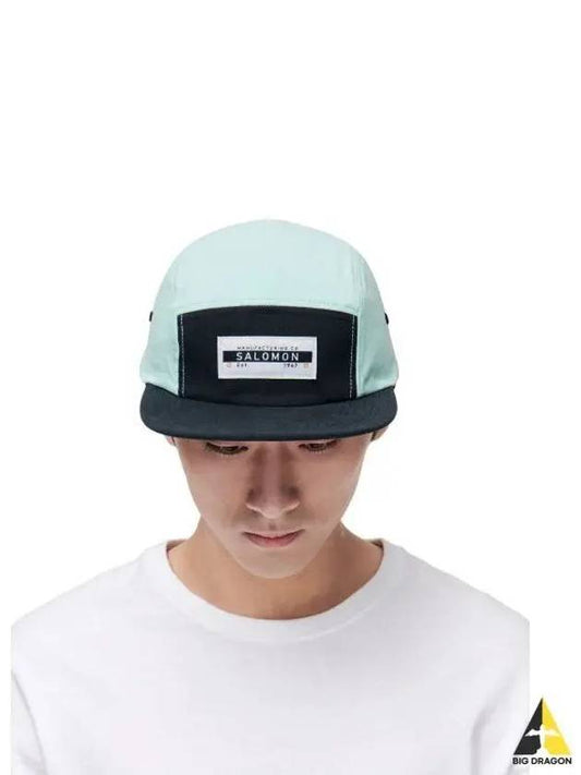 Five panel cap beach glass black LC1681100 - SALOMON - BALAAN 1