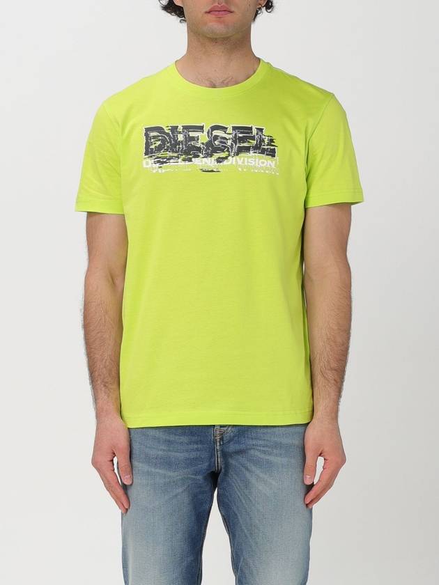 T-shirt Diesel in cotone con logo - DIESEL - BALAAN 1