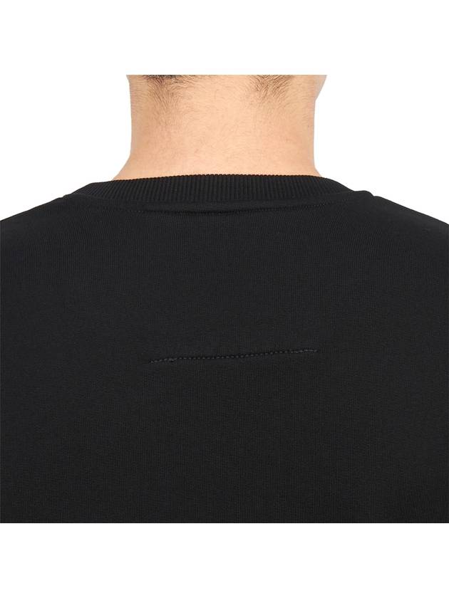Logo Print Cotton Sweatshirt Black - GIVENCHY - BALAAN 8