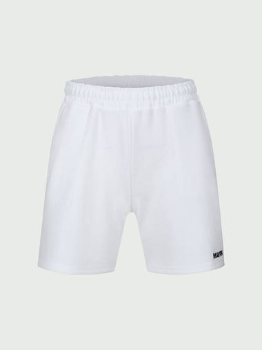 Classic Dept Embroidery Shorts White - MAVRK - BALAAN 1