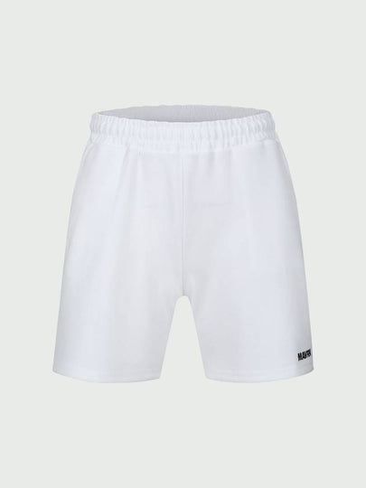 Classic Dept Embroidery Shorts White - MAVRK - BALAAN 2