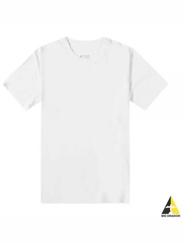 Organic Cotton Short Sleeve T-Shirt White - MAISON MARGIELA - BALAAN 2