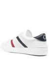 Men's Monaco Trainer Low Top Sneakers White - MONCLER - BALAAN 4