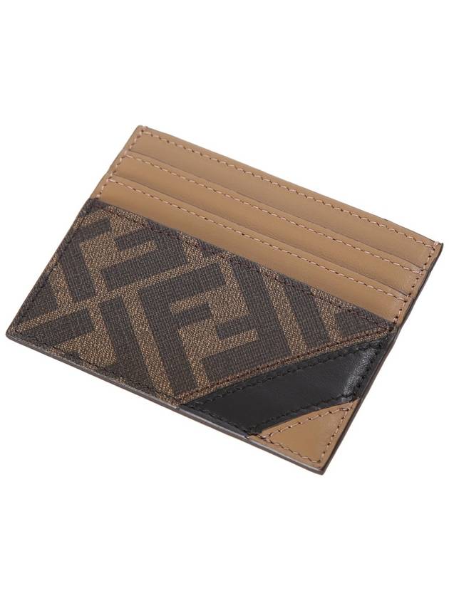 FF Logo Card Wallet Brown - FENDI - BALAAN 5