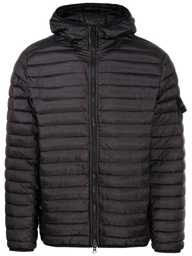 Loom Woven Chambers R-Nylon Down-TC Packable Jacket Black - STONE ISLAND - BALAAN 1