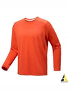 Cormac Crew Neck Long Sleeve T-Shirt Orange - ARC'TERYX - BALAAN 2