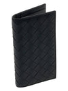 Intrecciato Leather Slim Long Wallet Black - BOTTEGA VENETA - BALAAN 3