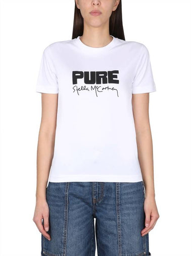 23 fw T-shirt WITH logo 6J02083SPX669000 B0040369615 - STELLA MCCARTNEY - BALAAN 1