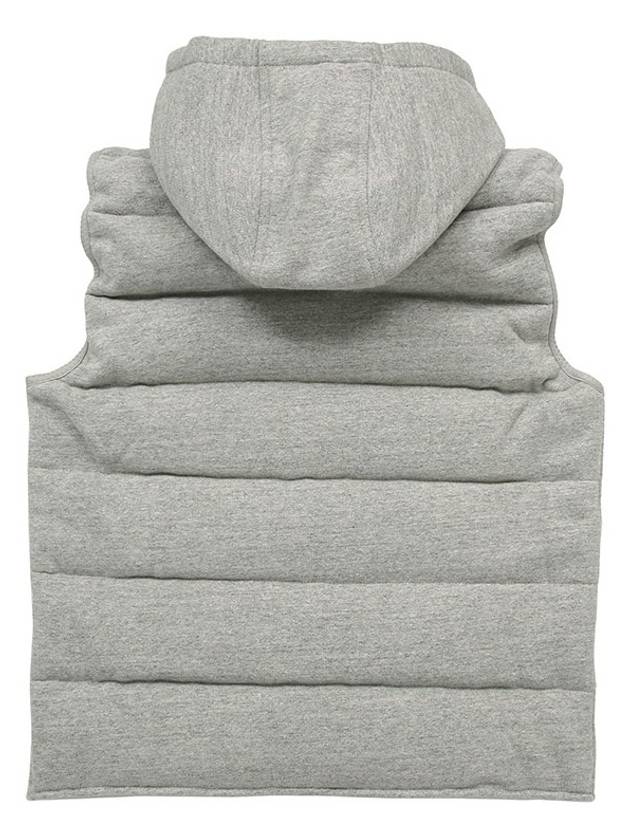 Men's Hooded Goose Down Vest Light Grey - TOM FORD - BALAAN 3