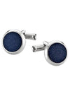 Meisterst?ck Steel Cufflinks with Sunstone Insert - MONTBLANC - BALAAN 1