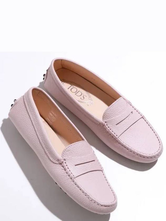 Women's Gommino Leather Driving Shoes Pink - TOD'S - BALAAN 2