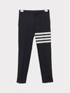 Men's Plain Weave 4 Bar Low Rise Skinny Straight Pants Navy - THOM BROWNE - BALAAN 2