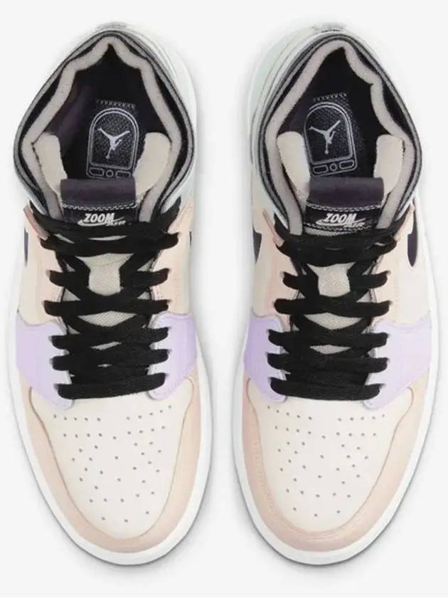 Air Jordan 1 Zoom Comfort Easter High Top Sneakers Pale Ivory - NIKE - BALAAN 5