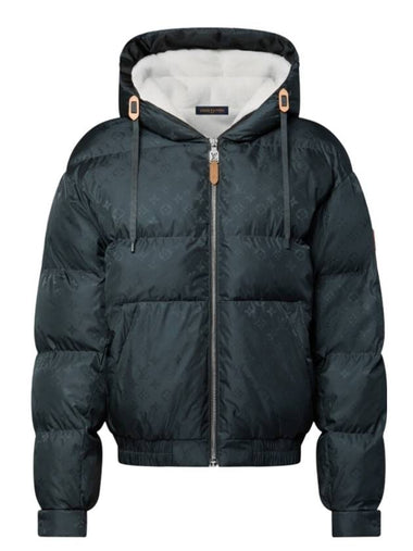 monogram down jacket green - LOUIS VUITTON - BALAAN 1