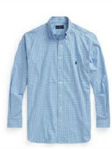 24 ss Check Sports Shirt 710928254004BLUEWHITECHECK B0031020054 - POLO RALPH LAUREN - BALAAN 1