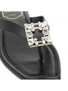 Mini Brooch Mule Black - ROGER VIVIER - BALAAN 6