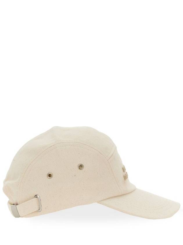 Tedji Ball Cap Ecru - ISABEL MARANT - BALAAN 3