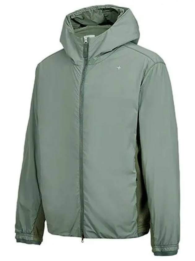 Stellina Hooded Jacket Sage Green - STONE ISLAND - BALAAN 4