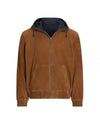 Reversible Hooded Zip-Up Jacket Multi Brown Navy - POLO RALPH LAUREN - BALAAN 2