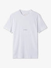 Logo Print Short Sleeve T-Shirt White - GIVENCHY - BALAAN 2