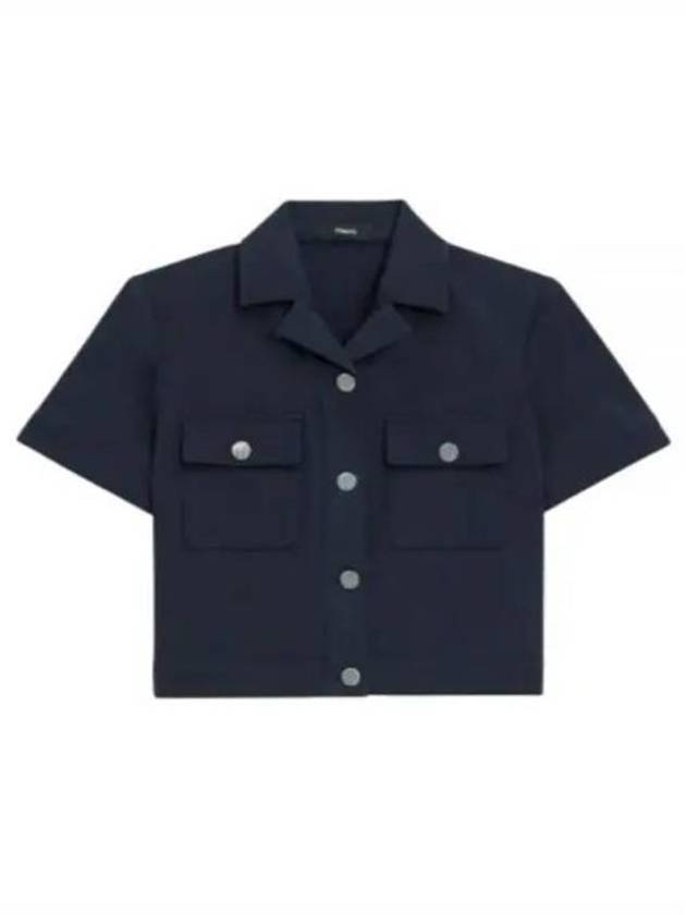 Shirt O0304104 G4K Navy dark - THEORY - BALAAN 1