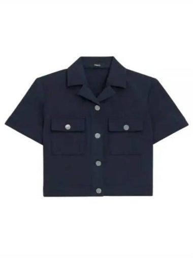 Shirt O0304104 G4K Navy dark - THEORY - BALAAN 1