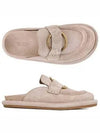 24SS Pink Bell Suede Mule BELL 4M00040 M4121 511 - MONCLER - BALAAN 5