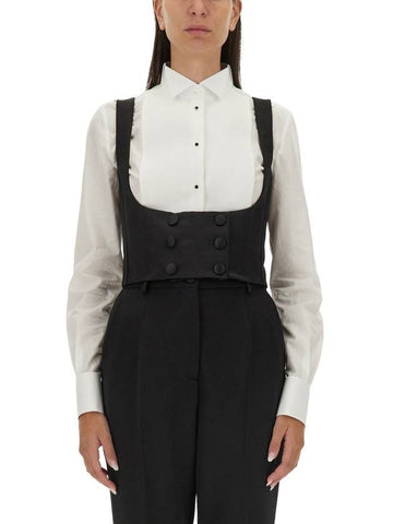 DOUBLE-BREASTED TUXEDO VEST - DOLCE&GABBANA - BALAAN 1