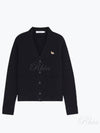 Baby Fox Patch Boxy Cardigan Navy - MAISON KITSUNE - BALAAN 2