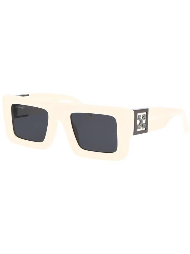 Leonardo rectangular frame sunglasses - OFF WHITE - BALAAN 3