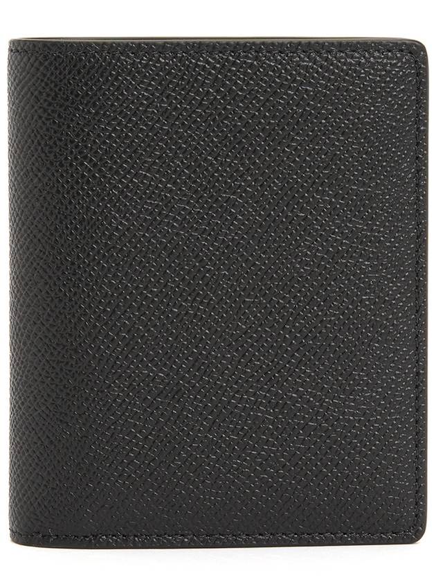 Stitch Logo Compact Bifold Half Wallet Black - MAISON MARGIELA - BALAAN 3