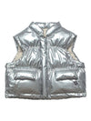 Reversible Padded Vest Silver - DON’T ASK MY PLAN - BALAAN 2