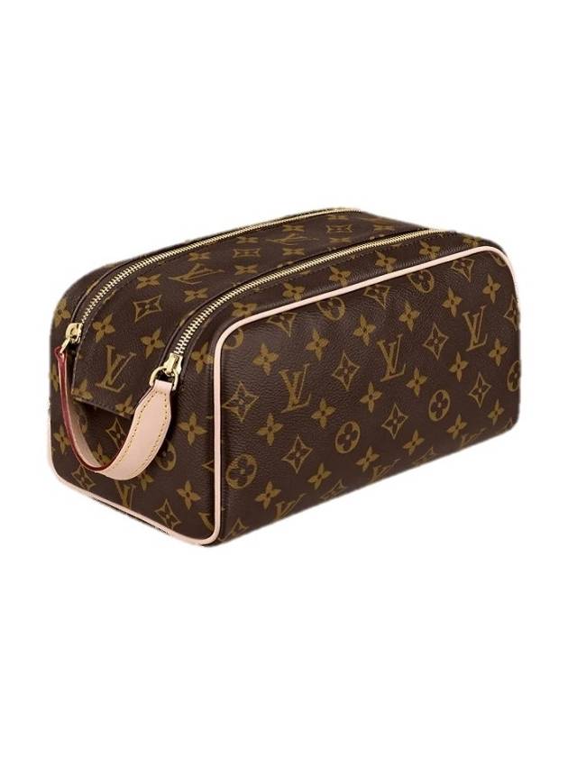 Dopp Kit Toilet Monogram Canvas Pouch Bag Brown - LOUIS VUITTON - BALAAN 3