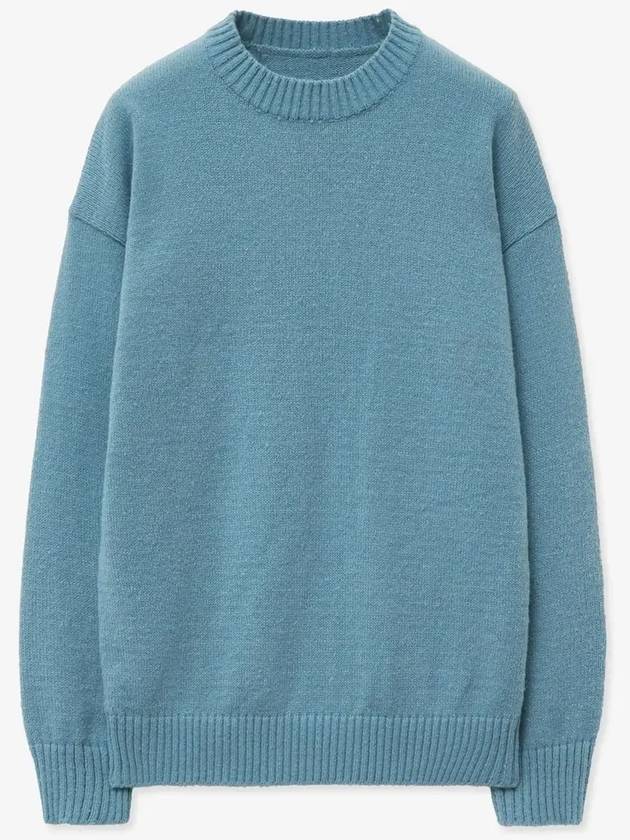 Alpha crewneck round knit sky blue - BLONDNINE - BALAAN 5