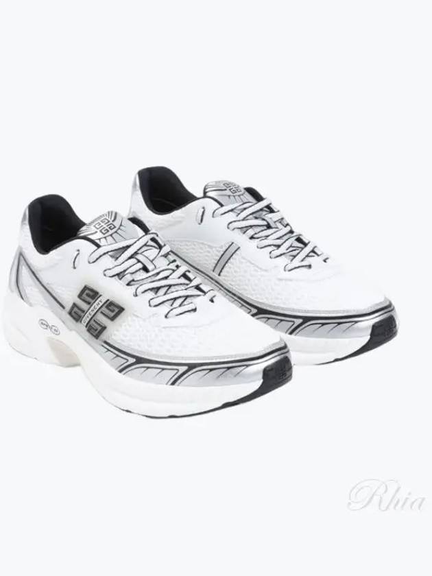 NFNTY-52 Low Top Sneakers Silver - GIVENCHY - BALAAN 2