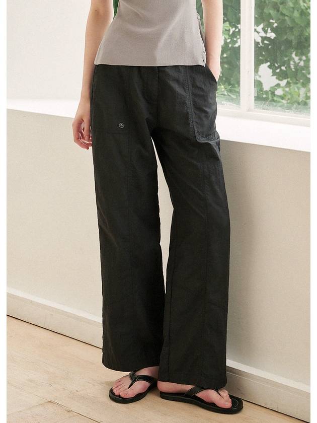 Babette line nylon wide pants - MICANE - BALAAN 2