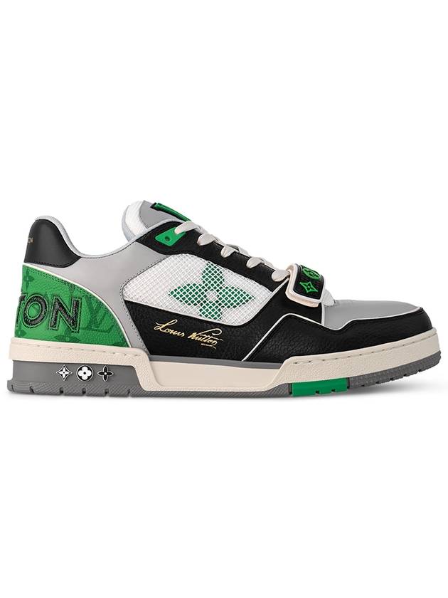 LV Trainer Sneakers Green 1AC50B - LOUIS VUITTON - BALAAN 1