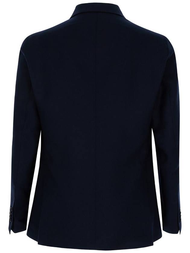 Blue Double Breasted Jacket In Cashmere Man - TAGLIATORE - BALAAN 2