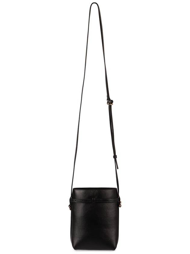 Voyou Leather Phone Pouch Bag Black - GIVENCHY - BALAAN 5