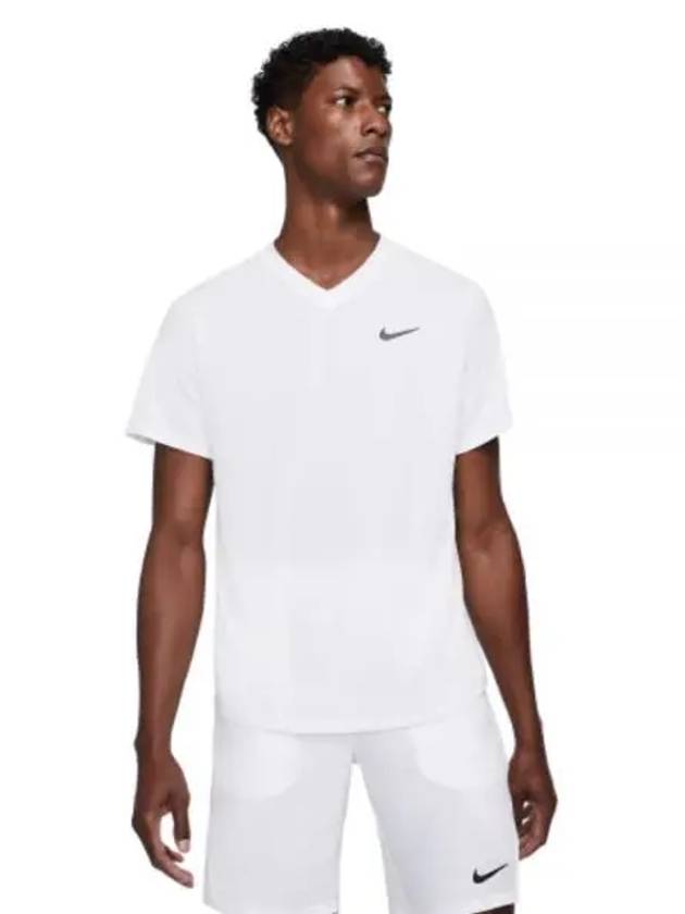 Victory Court Dri Fit Short Sleeve T-shirt White - NIKE - BALAAN 2