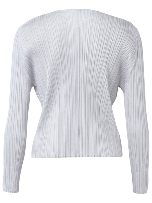 PLEATS PLEASE PP48 JO106 10 Pleated Basic Cardigan - ISSEY MIYAKE - BALAAN 3