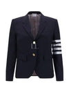 Plain Weave Suiting Classic 4 Bar Jacket Navy - THOM BROWNE - BALAAN 2