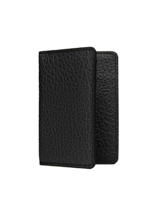 Bovine Leather Card Wallet Black - MAISON MARGIELA - BALAAN 2