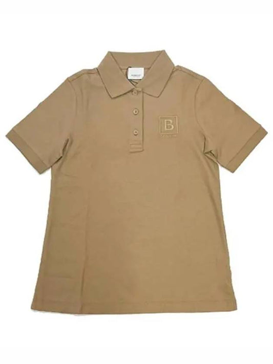 Box logo short sleeve PK shirt beige - BURBERRY - BALAAN 2