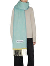 Mohair Wool Fringe Muffler Light Blue - ACNE STUDIOS - BALAAN 6