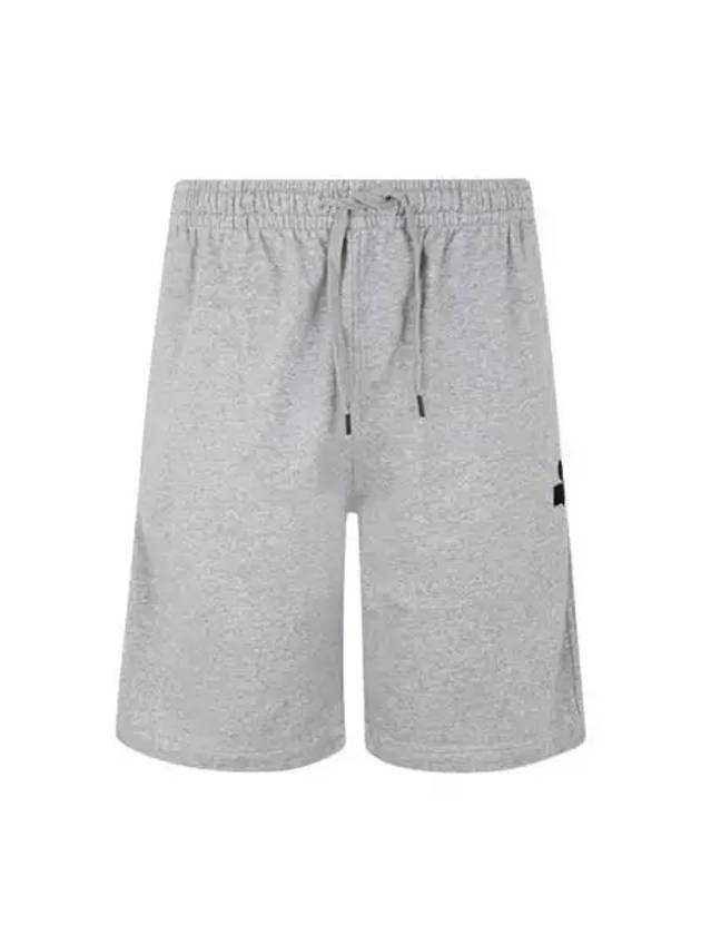 Mahelo Logo Shorts Grey - ISABEL MARANT - BALAAN 2